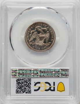 1873 No Arrows Proof Seated Quarter PCGS PR64