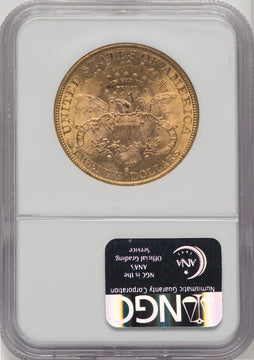 1891-S $20 Liberty Double Eagle NGC MS61