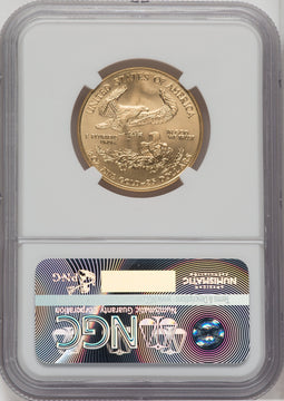 2002 $25 Half-Ounce Gold Eagle NGC MS70 Ed Moy