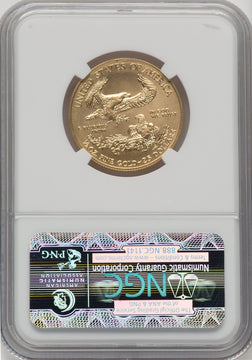 2013 $25 Half-Ounce Gold Eagle First Strike NGC MS70