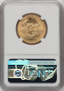 1997 $25 Half-Ounce Gold Eagle NGC MS70