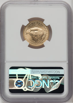 2022 $10 Quarter Ounce Gold Eagle FDI NGC MS70 Harrigal