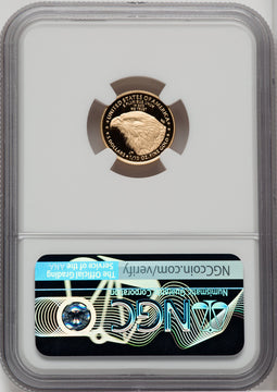 2021-W T-2 Gold American Eagle 4-Coin Set NGC PF70 Moy Signed