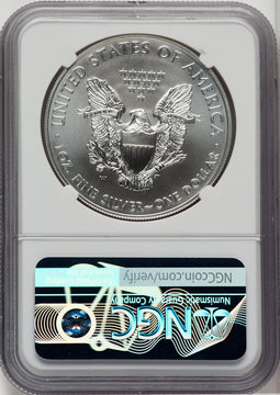 2012-W S$1 Silver Eagle Burnished NGC MS70