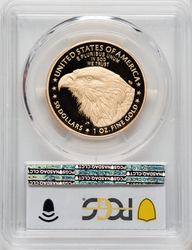 2021-W G$50 One Ounce Gold Eagle Type Two First Strike PCGS PR70