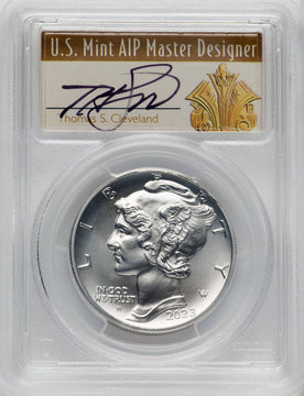 2023-W $25 Palladium Advanced Release PCGS SP70 Thomas Cleveland