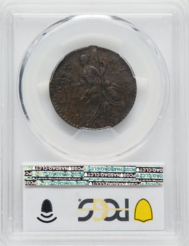1787 Machin's Mills Half penny Vlack 19-87C BN Colonials PCGS AU50