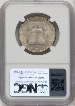 1949-D 50C Franklin Half Dollar NGC MS66+