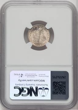 1928-D 10C FB Mercury Dime NGC MS66