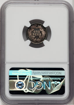 1873 10C CA Proof Seated Dime NGC PR66