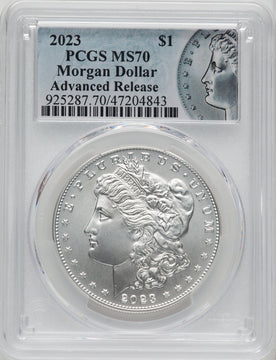 2023 Morgan Dollar Advanced Release PCGS MS70