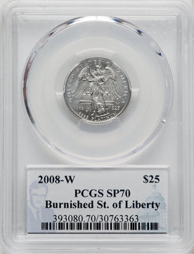 2008-W $25 Quarter-Ounce Platinum Eagle PCGS MS70 (757146004)