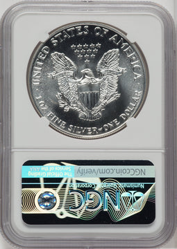 1988 Silver Eagle Kenneth Bressett NGC MS70