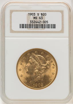 1903-S $20 Liberty Double Eagle NGC MS63 (764693022)