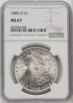 1885-O $1 Morgan Dollar NGC MS67 (760026041)