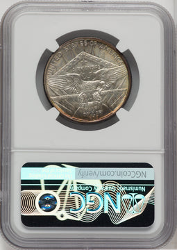 1935 50C Arkansas Commemorative Silver NGC MS67+