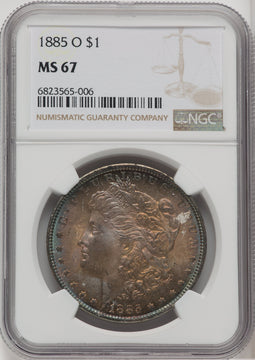 1885-O $1 Morgan Dollar NGC MS67 (763831013)