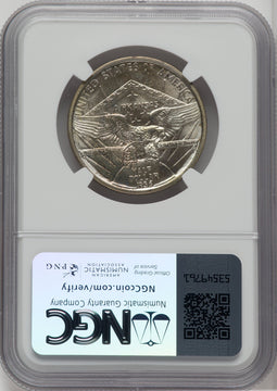 1935 50C Arkansas Commemorative Silver NGC MS67