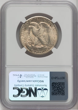 1945-D 50C Walking Liberty Half Dollar NGC MS67 (761433002)