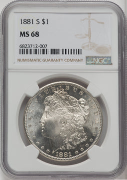 1881-S $1 Morgan Dollar NGC MS68 (762287060)