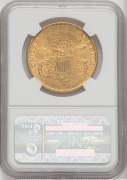 1890-CC $20 Liberty Double Eagle NGC AU55