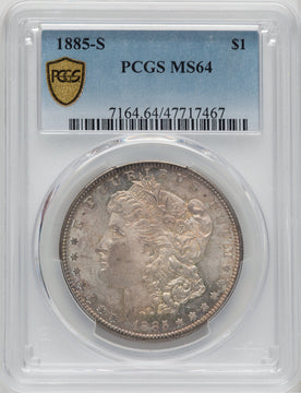 1885-S $1 Morgan Dollar PCGS MS64 (518448048)