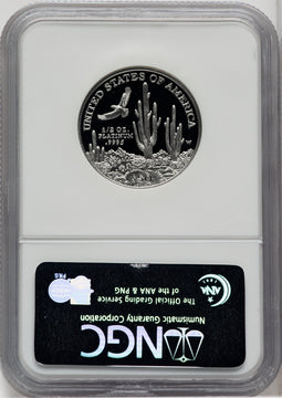 2001-W $50 Half-Ounce Platinum Eagle Brown Label NGC PF70