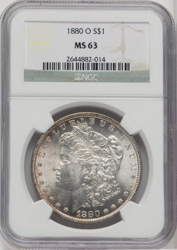 1880-O $1 Morgan Dollar NGC MS63