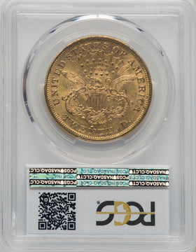1872-S $20 CAC Liberty Double Eagle PCGS MS61