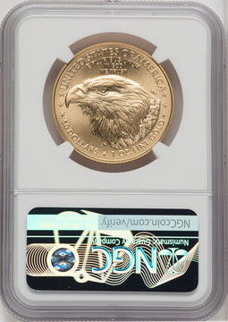 2023-W One-Ounce Gold Eagle Burnished NGC MS70