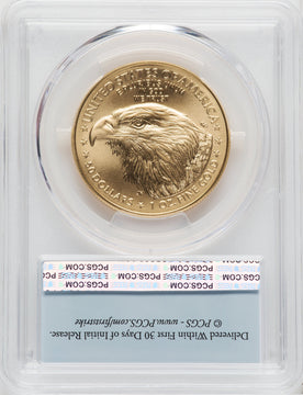 2023-W One-Ounce Gold Eagle Burnished First Strike PCGS SP70