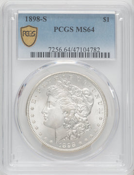 1898-S $1 Morgan Dollar PCGS MS64