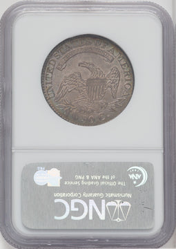 1827 50C Square Base 2 O-120a Bust Half Dollar NGC MS65