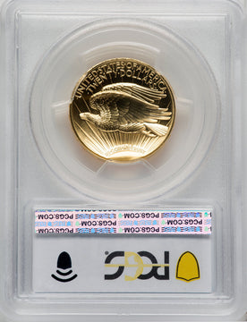 2009 $20 One-Ounce Gold Ultra High Relief PL PCGS MS70