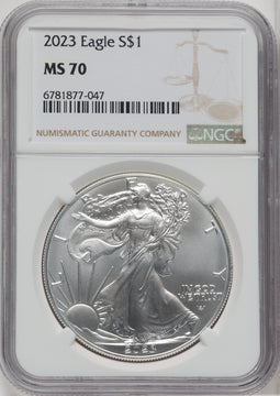 2023 $1 Silver Eagle NGC MS70