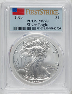2023 $1 Silver Eagle First Strike PCGS MS70