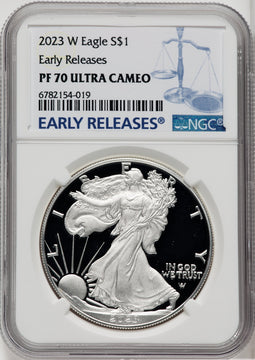 2023-W $1 Silver Eagle First Strike NGC PF70
