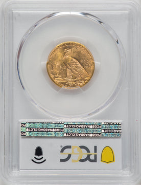 1929 $5 CAC Indian Half Eagle PCGS MS64+