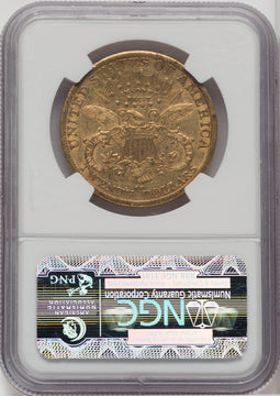 1890-CC $20 Liberty Double Eagle NGC XF45