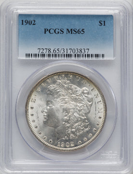 1902 $1 Morgan Dollar PCGS MS65