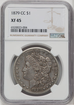 1879-CC $1 Morgan Dollar NGC XF45