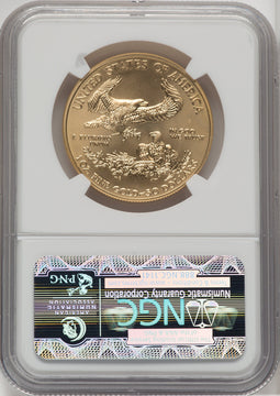 2011-W $50 Gold Eagle 25th Anniversary NGC MS70