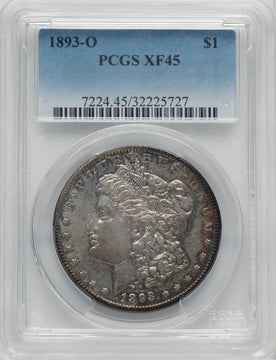 1893-O $1 Morgan Dollar PCGS XF45