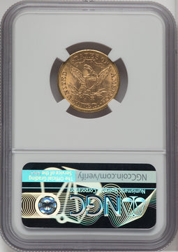 1901-S $5 Liberty Half Eagle NGC MS65 (764563056)