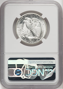 1944-S 50C Walking Liberty Half Dollar NGC MS67