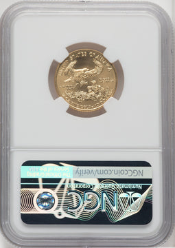 2018 $10 Quarter-Ounce Gold Eagle First Day of Issue NGC MS70