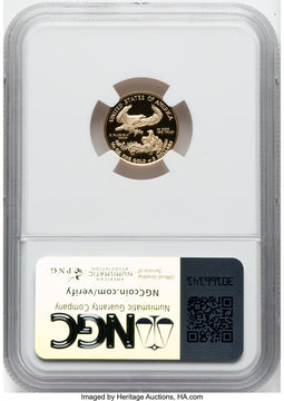 2018-W $5 Tenth Ounce Gold Eagle NGC PF70