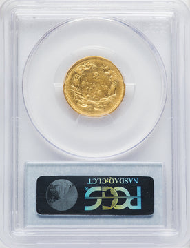 1854-O $3 Three Dollar Gold Pieces PCGS AU53