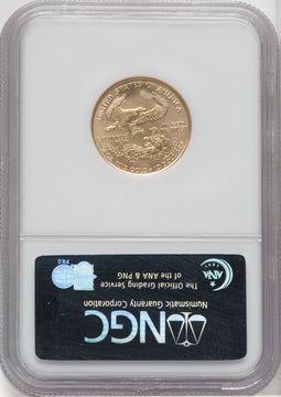 2005 $10 Quarter-Ounce Eagle NGC MS70