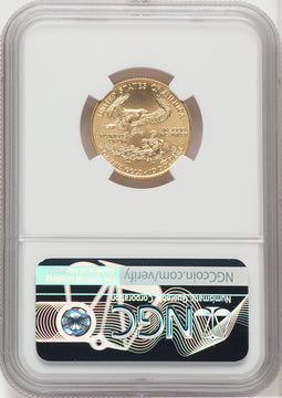 1996 $10 Quarter-Ounce Gold Eagle NGC MS70